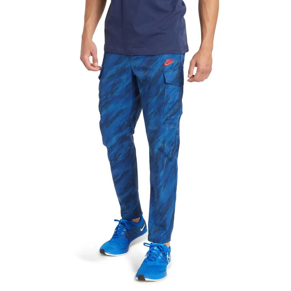NWT Nike Sportswear Tapered Utility Pants Cargo Tapered Blue DM0099-451 Size XXL - Picture 1 of 7